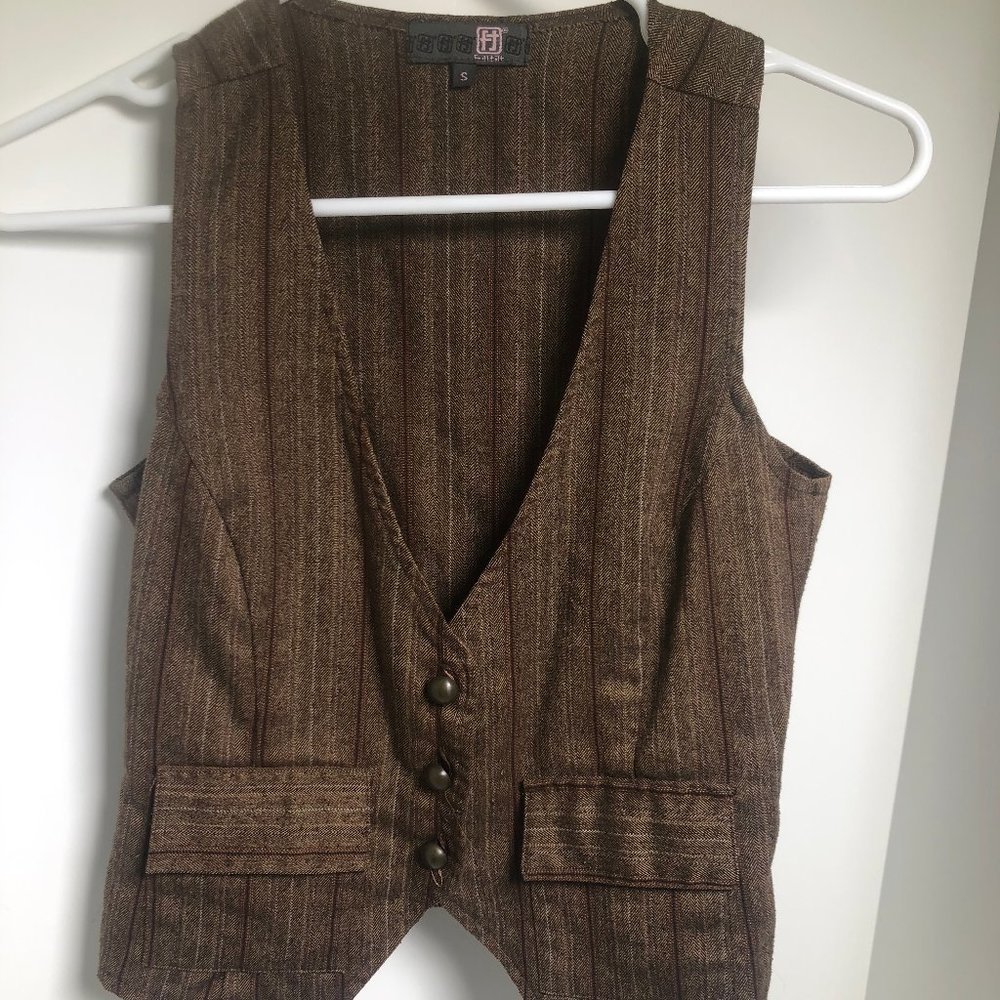 Full tilt brown vest